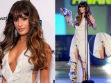 Celebridade:Lea Michele arrisca novamente e quase mostra demais