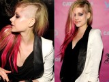 Estilo: Avril Lavigne radicaliza e raspa as madeixas